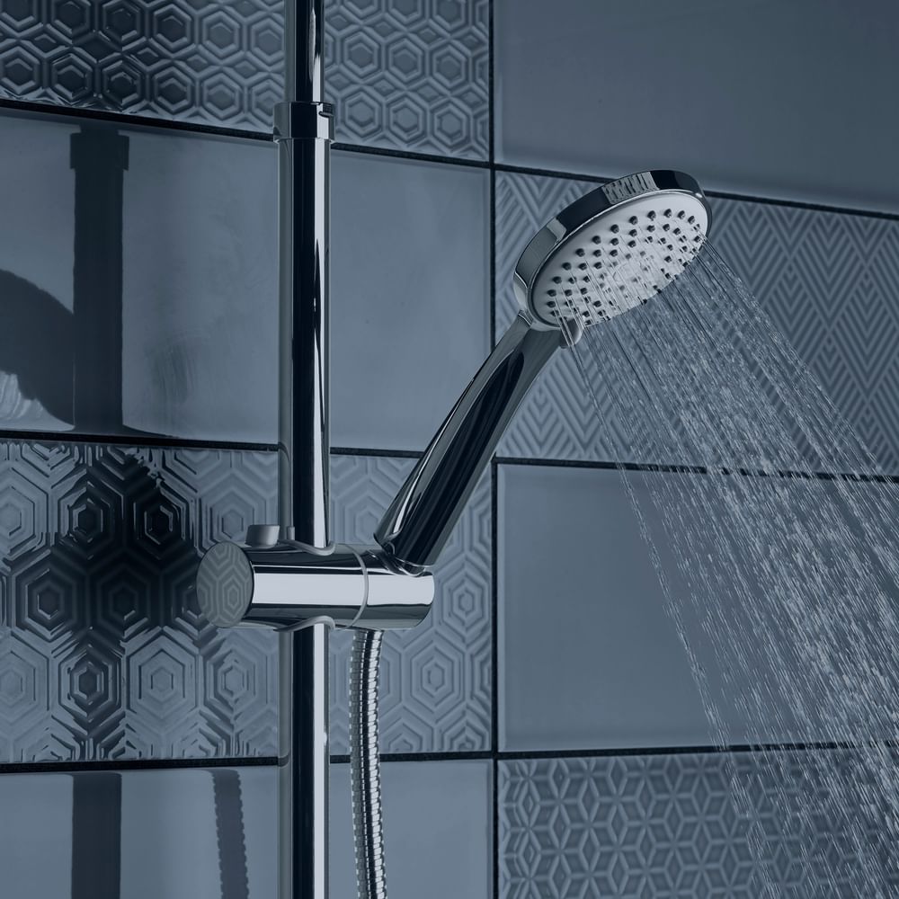 Marine shower handset with water lifestyle NEW BG slide image Marine shower handset with water lifestyle NEW BG slide image