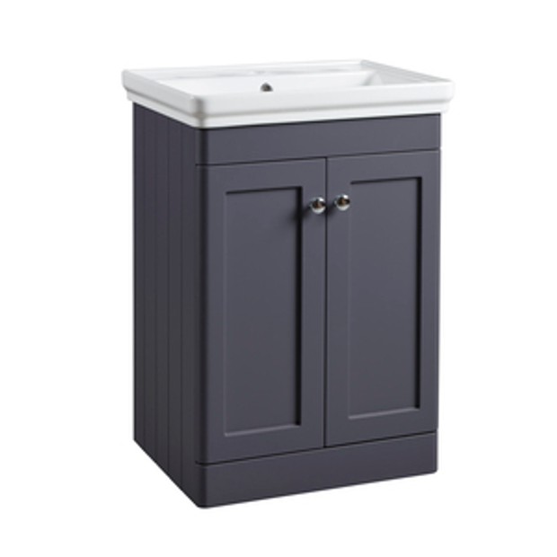 Marston 600 Floor Mounted Vanity Unit Matt Dark Grey 1065457 Marston 600 Floor Mounted Vanity Unit Matt Dark Grey 1065457