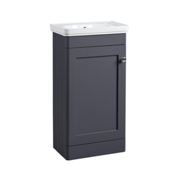 Marston Cloakroom Vanity Unit Matt Dark Grey 1065151 Marston Cloakroom Vanity Unit Matt Dark Grey 1065151