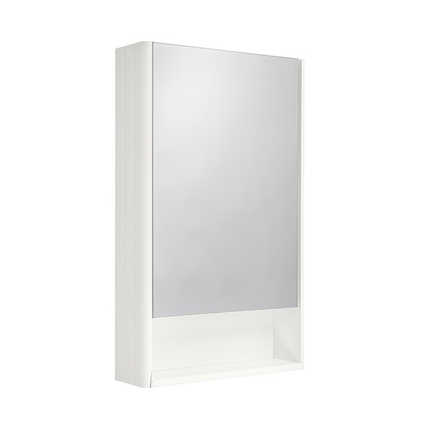 Marston Single Cabinet Paper White MSCAB46 W v2