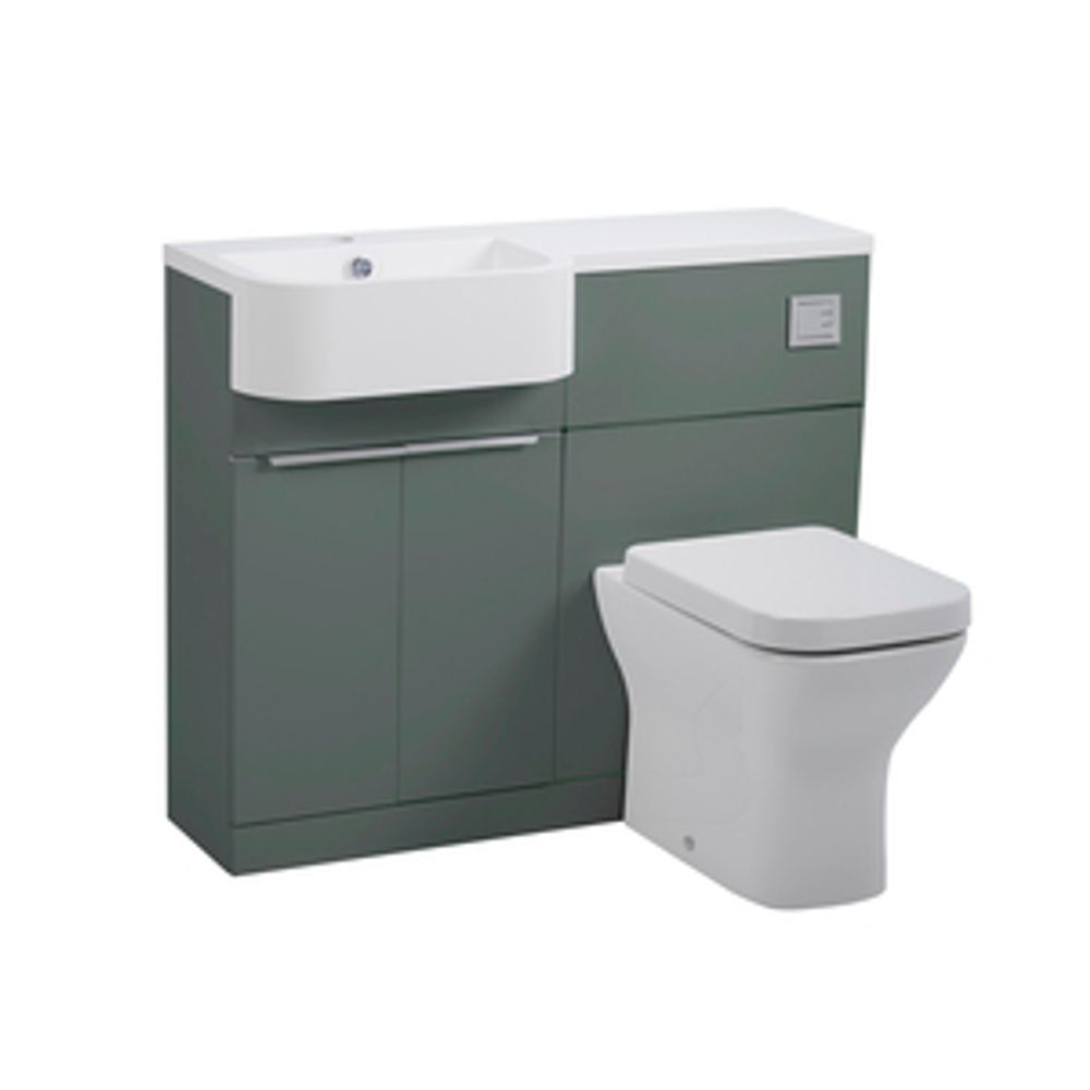 Match 1000 Left Furniture Unit Matt Viridian Green 1065858 slide image Match 1000 Left Furniture Unit Matt Viridian Green 1065858 slide image