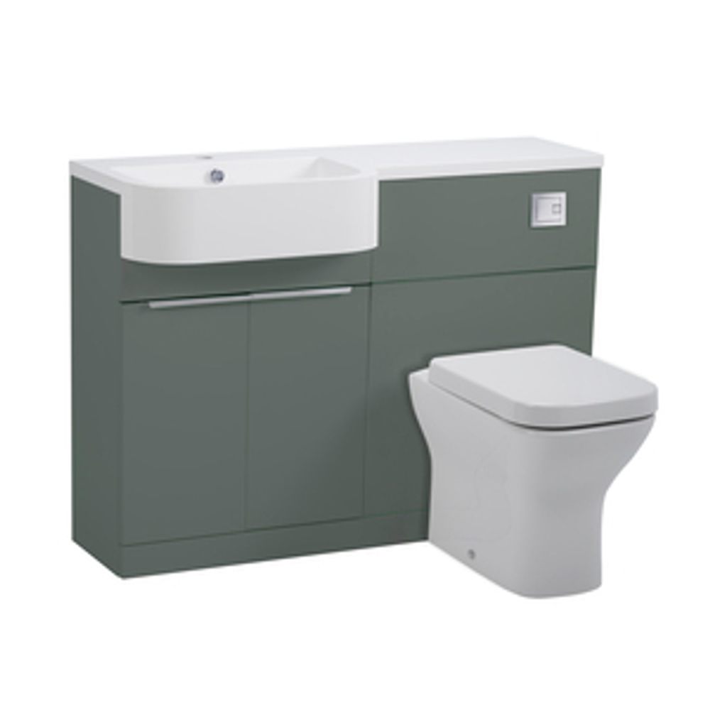 Match 1200 Furniture Unit Left Matt Viridian Green 1065885 slide image Match 1200 Furniture Unit Left Matt Viridian Green 1065885 slide image