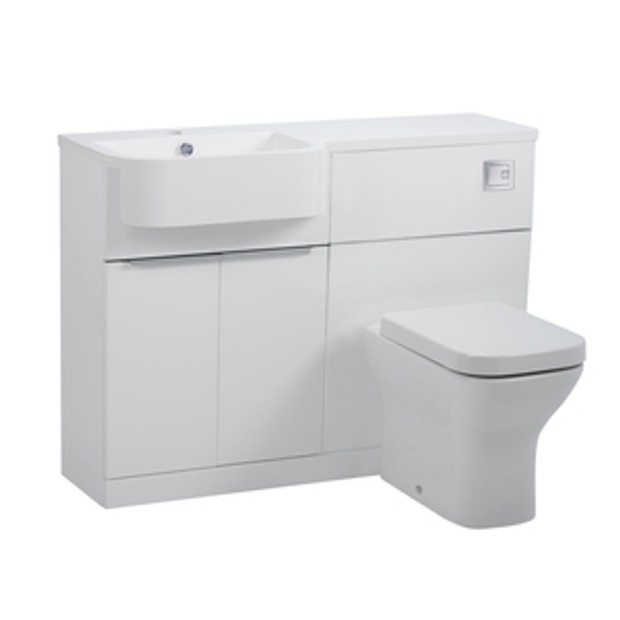Match 1200 Left Furniture Unit Gloss White 1065116 Match 1200 Left Furniture Unit Gloss White 1065116