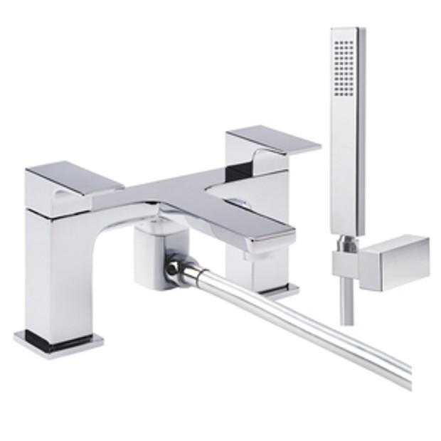 Metric Deck Mounted Bath Shower Mixer 1064873 Metric Deck Mounted Bath Shower Mixer 1064873