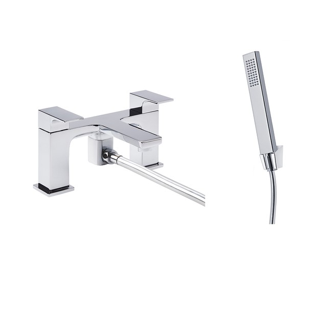 Metric Deck Mounted Bath Shower Mixer Metric Deck Mounted Bath Shower Mixer
