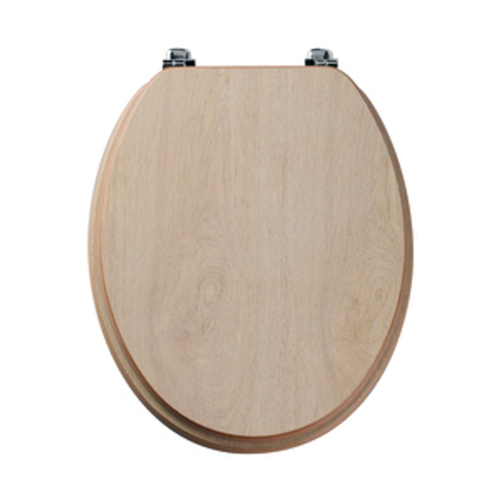 Millennium Wood Veneer Toilet Seat Limed Oak 1067763 slide image Millennium Wood Veneer Toilet Seat Limed Oak 1067763 slide image