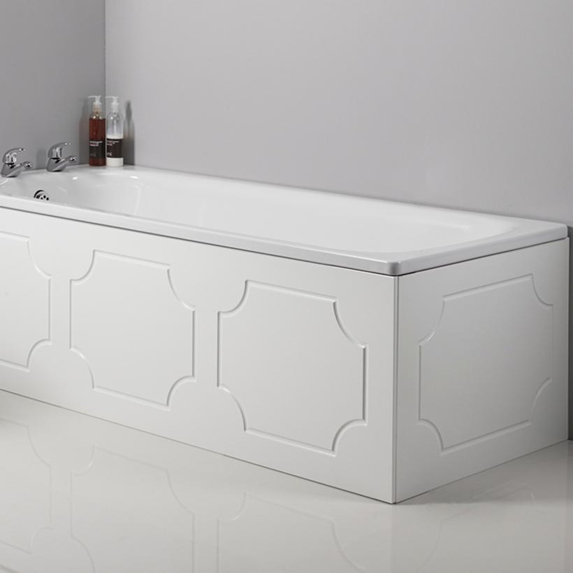 Milton bath panel white