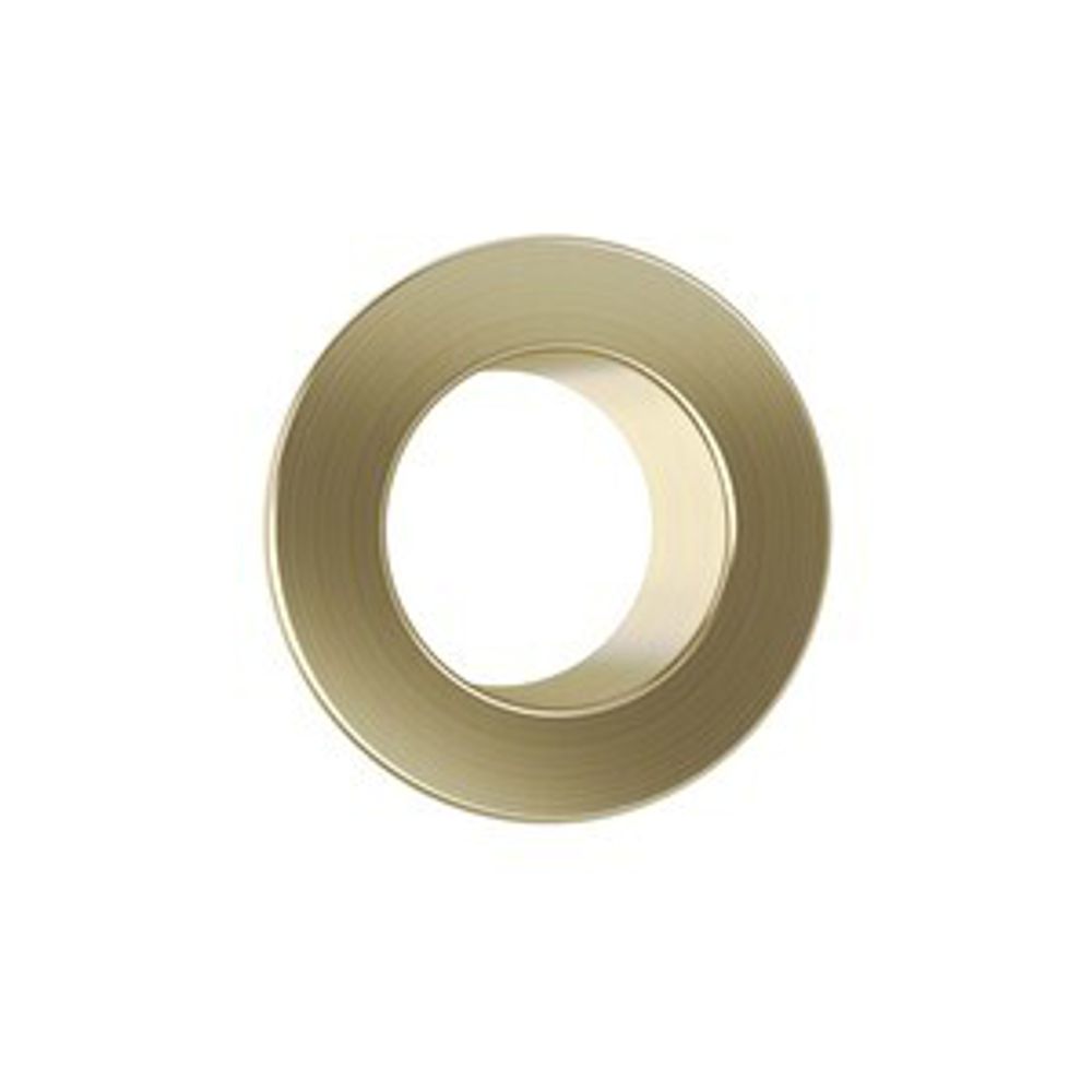 Universal Metal Basin Overflow Cap Brushed Brass 1034963 slide image Universal Metal Basin Overflow Cap Brushed Brass 1034963 slide image