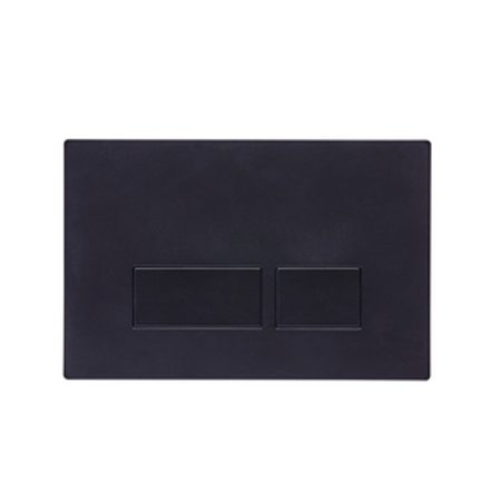 Square Flush Plate - Matt Black