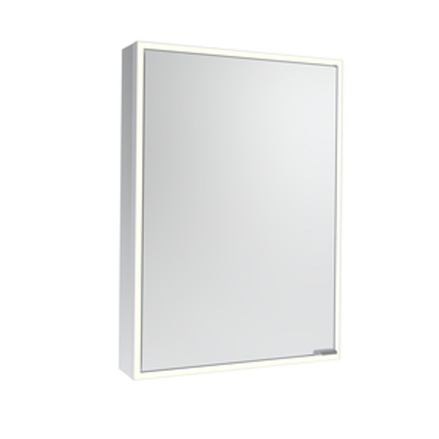 Portrait 500 Illuminated Bathroom Cabinet Aluminium 1065213 Portrait 500 Illuminated Bathroom Cabinet Aluminium 1065213