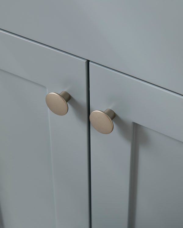 Powder Blue Washington Knob Nickel Detail 9715