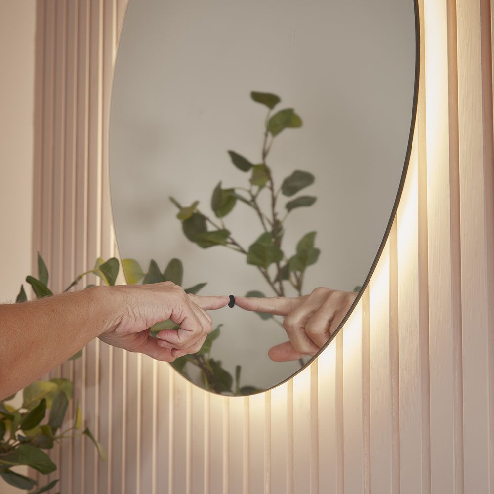 Pure Reflection Mirror Pure Led Illuminated 600 Mirror | R2 Bathrooms