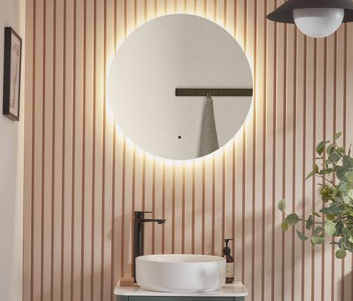 Pure LED Illuminated 600 bathroom mirror Video