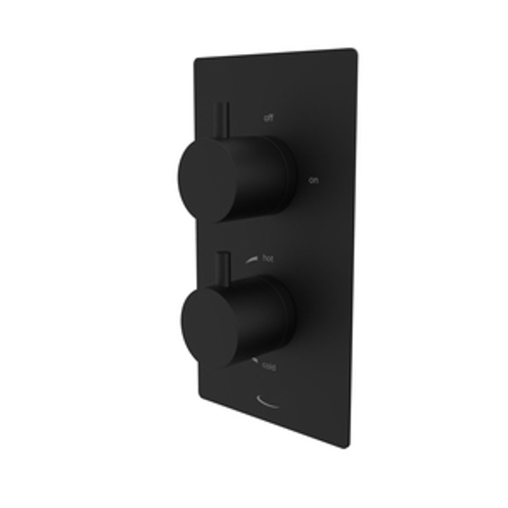 Quantum Dual Function Shower Valve Matt Black 1065277 slide image Quantum Dual Function Shower Valve Matt Black 1065277 slide image