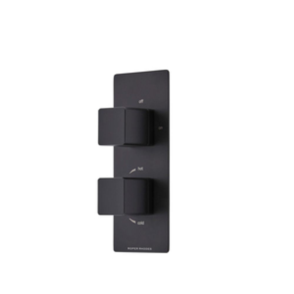 Recite Dual Function Shower Valve Matt Black 1065488 slide image Recite Dual Function Shower Valve Matt Black 1065488 slide image