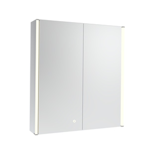 Render Two Door Illuminated Bathroom Cabinet 1065297 Render Two Door Illuminated Bathroom Cabinet 1065297
