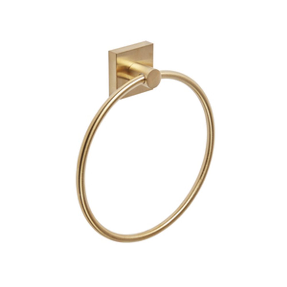 Restore Towel Ring Brushed Brass 1064947 slide image Restore Towel Ring Brushed Brass 1064947 slide image