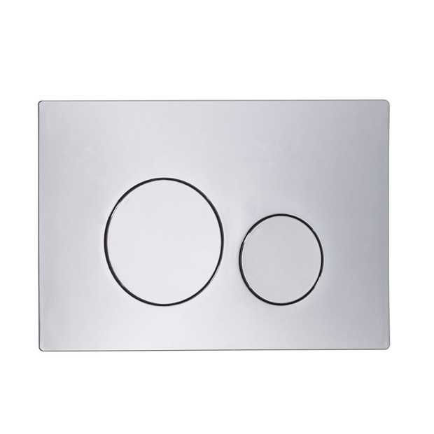 chrome square toilet flush plate