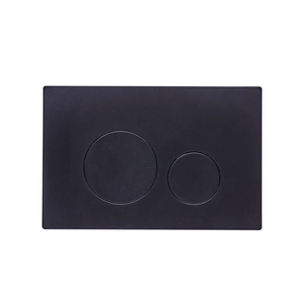 Round Flush Plate Matte Black 1033968 slide image Round Flush Plate Matte Black 1033968 slide image