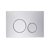 Rondo push plate chrome TR9012