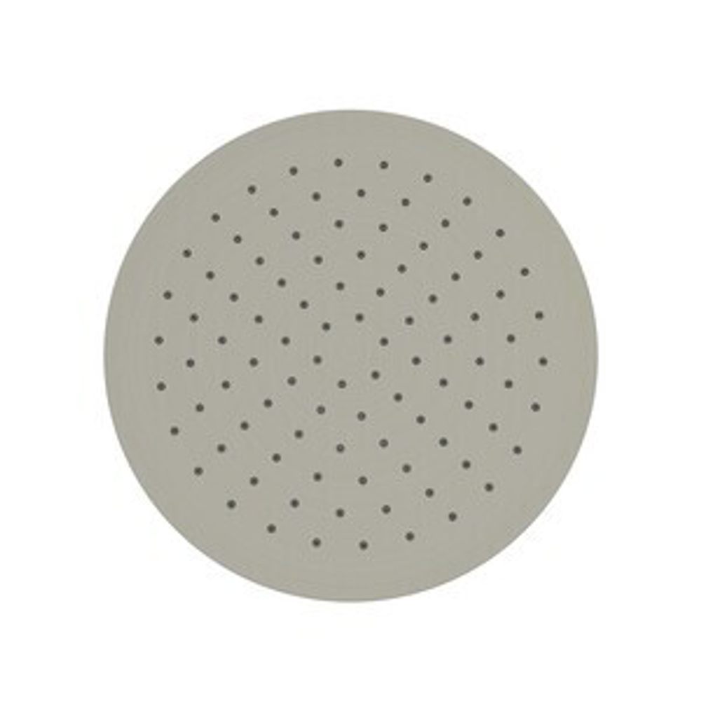 Round 300mm Ceiling Mounted Shower Head Brushed Nickel 1102424 slide image Round 300mm Ceiling Mounted Shower Head Brushed Nickel 1102424 slide image