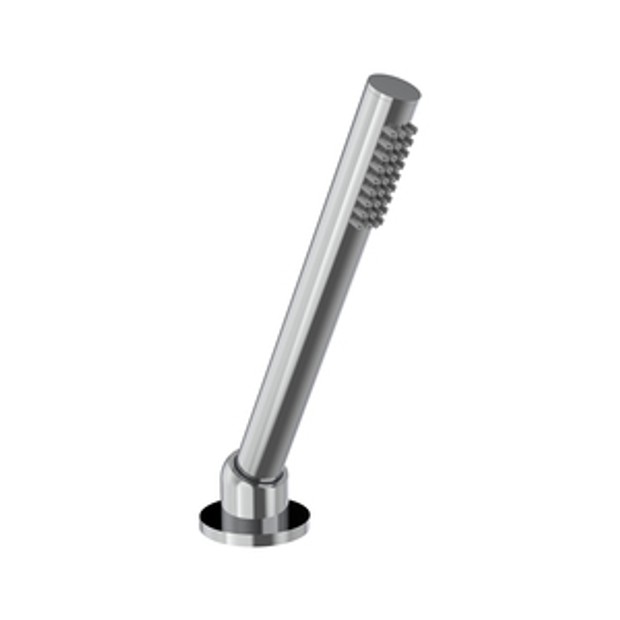 Round Bath Deck Shower Handset Kit Chrome 1067774 Round Bath Deck Shower Handset Kit Chrome 1067774