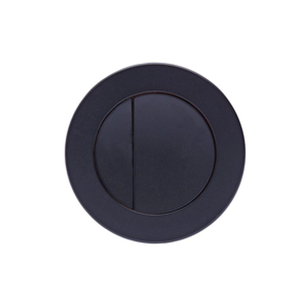 Round Flush Button Matt Black 1033986 slide image Round Flush Button Matt Black 1033986 slide image