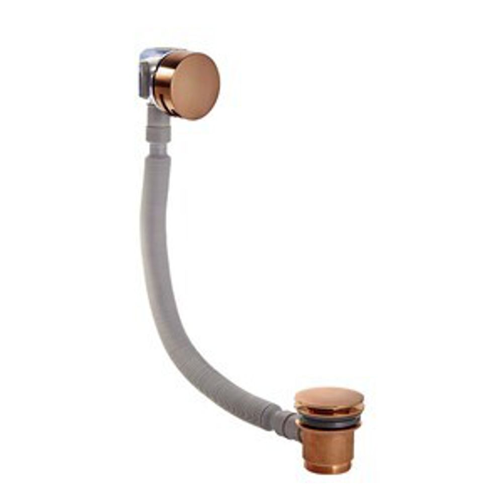 Round Smartflow Bath Filler Brushed Bronze 1102663 slide image Round Smartflow Bath Filler Brushed Bronze 1102663 slide image