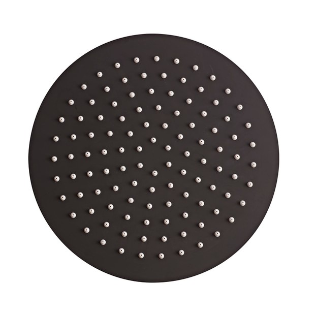 Round 250 Black Shower Head SVHEAD46 Round 250 Black Shower Head SVHEAD46