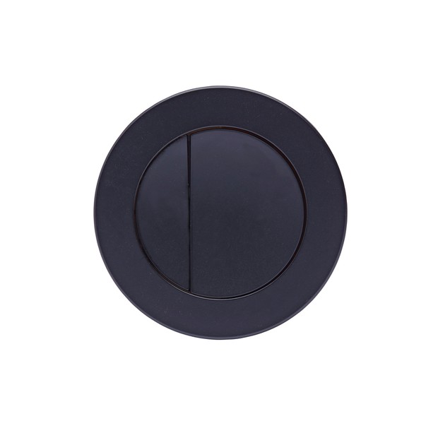 Round flush button black TR9022 jpg