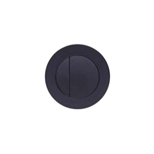 Round flush button black TR9022