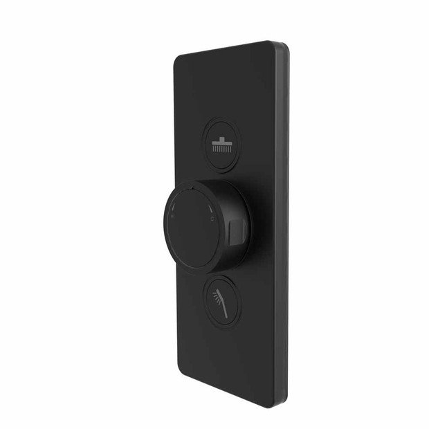 SAX2764 Axiom Shower Valve 2 F Black SAX2764 Axiom Shower Valve 2 F Black