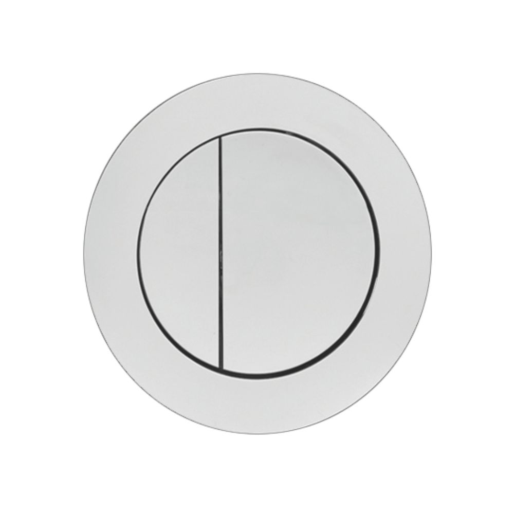 Flushing Button Tavistock Bathrooms | Round Dual Flush Button in Brushed Brass | Flush ...