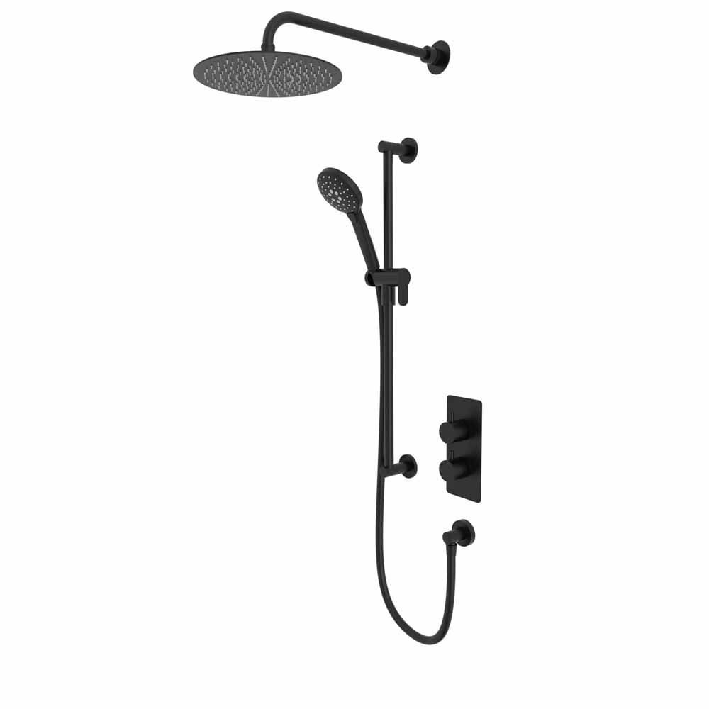 SQT1612 Quantum 2 F Concealed Shower System Black slide image SQT1612 Quantum 2 F Concealed Shower System Black slide image