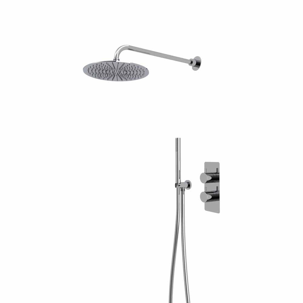 SQT1614 Quantum 2 F Concealed Shower System with Outlet Handset Chrome slide image SQT1614 Quantum 2 F Concealed Shower System with Outlet Handset Chrome slide image