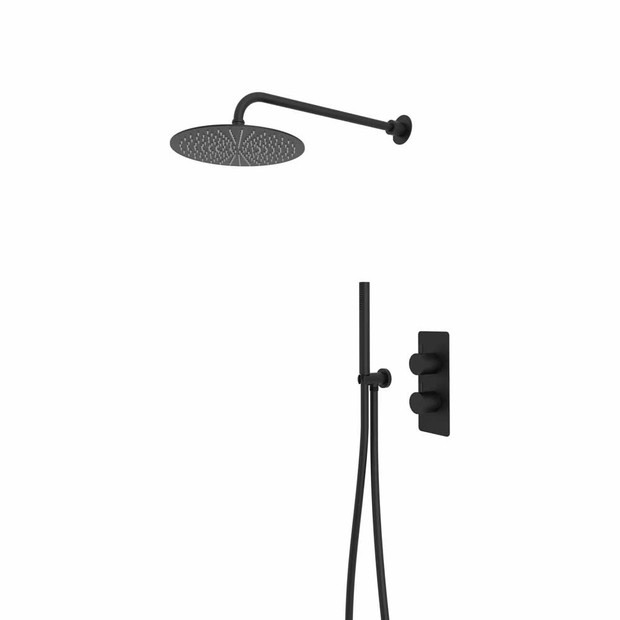 SQT1615 Quantum 2 F Concealed Shower System Black SQT1615 Quantum 2 F Concealed Shower System Black