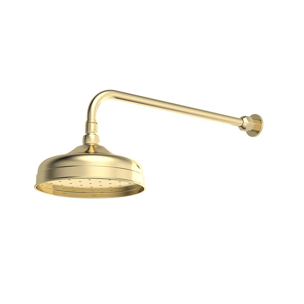 SVHEAD78 and SVARM19 Traditional Shower Head and Shower Arm Brass