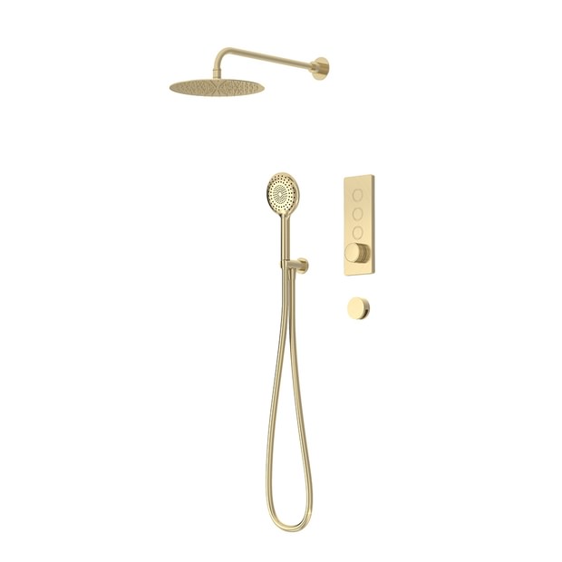 SVSET207 Event Click 3 F with Handset Outlet Brushed Brass SVSET207 Event Click 3 F with Handset Outlet Brushed Brass