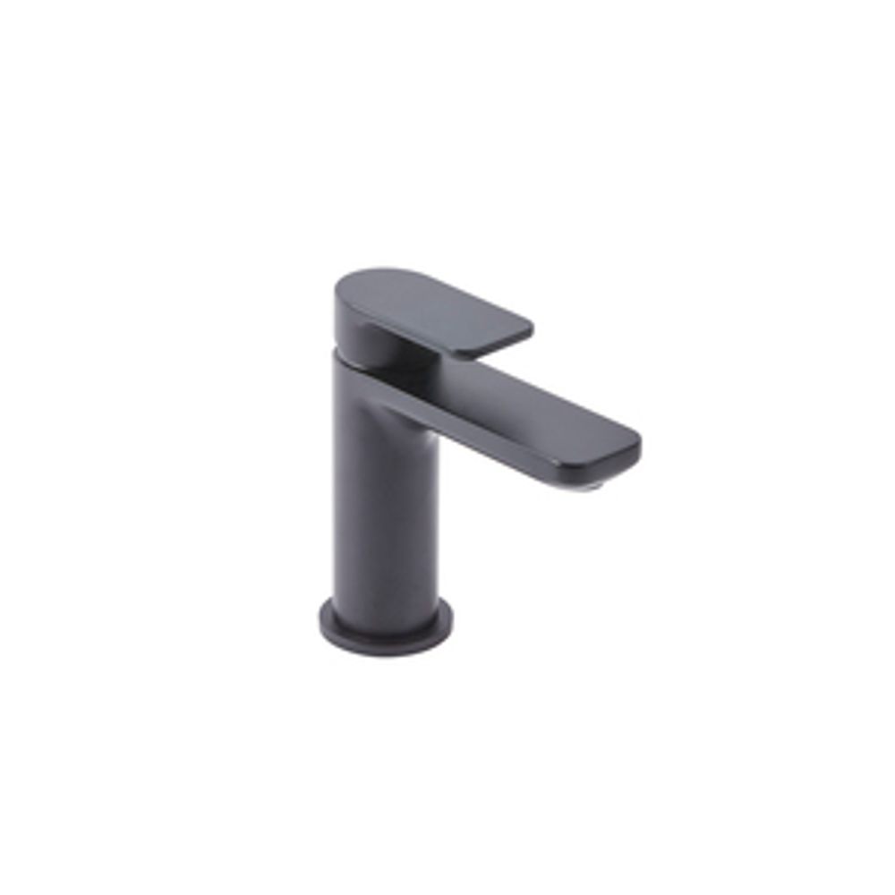 Savour Mini Basin Mixer With Click Waste Matt Black 1064970 slide image Savour Mini Basin Mixer With Click Waste Matt Black 1064970 slide image