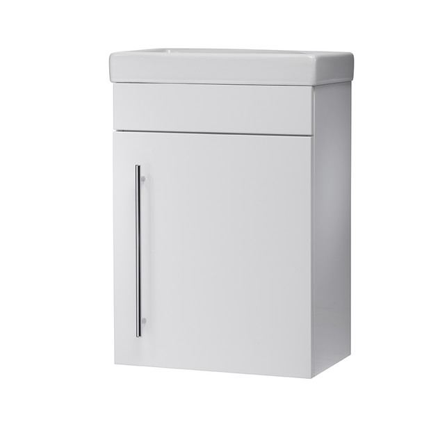 Scheme Cloakroom Wall Mounted White ESWM45 W Scheme Cloakroom Wall Mounted White ESWM45 W