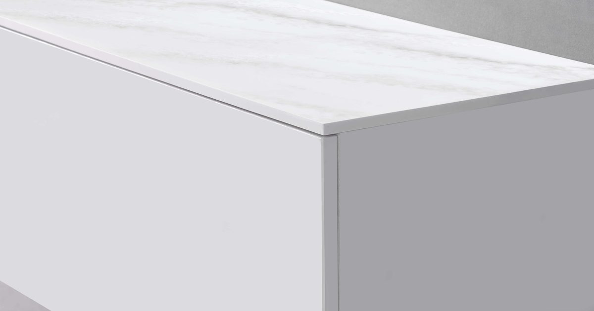 Tsp1090 Roper Rhodes Scheme 1000 Worktop - Bianco Marble | Roper Rhodes