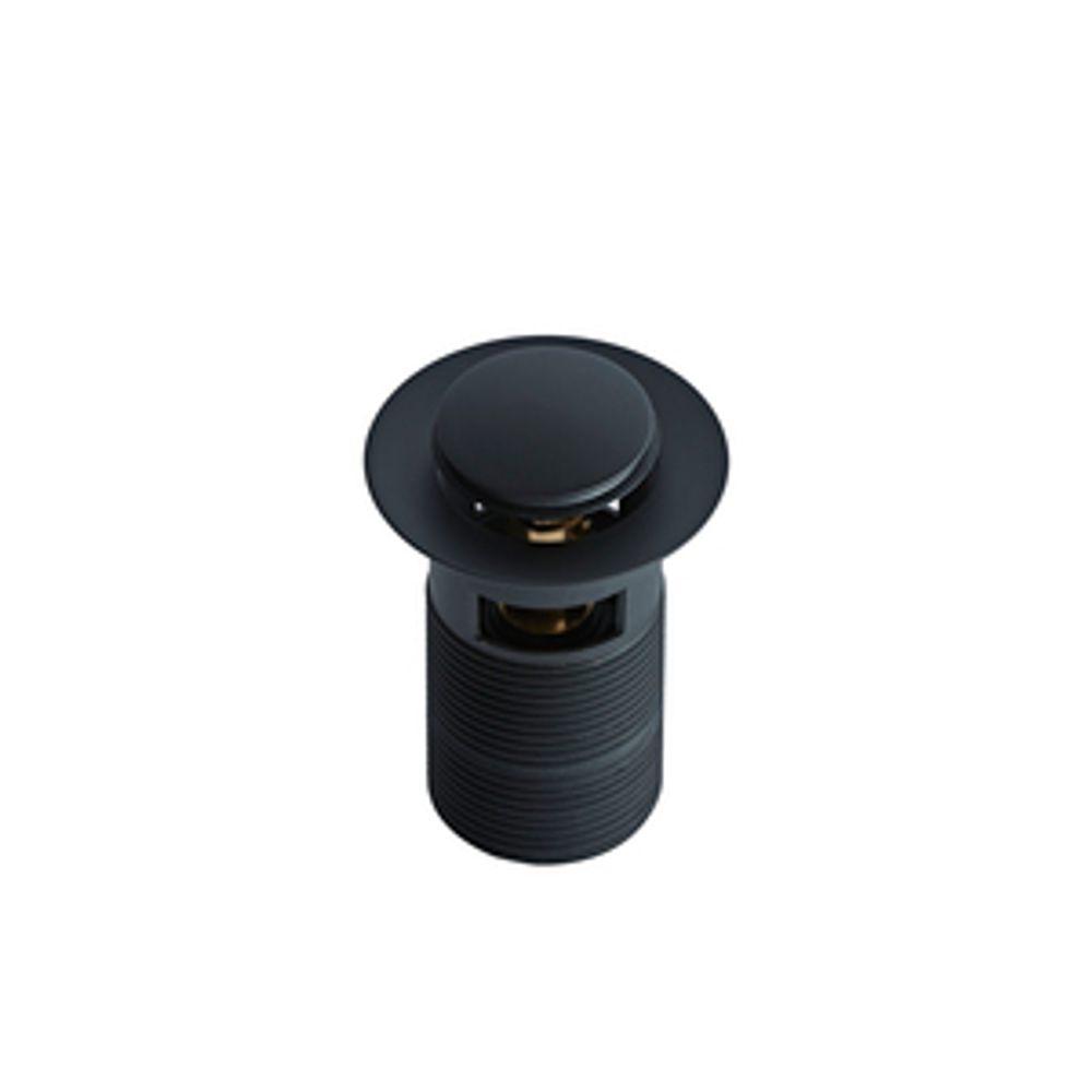 75mm Unslotted Click Waste Matt Black 1034955 slide image 75mm Unslotted Click Waste Matt Black 1034955 slide image