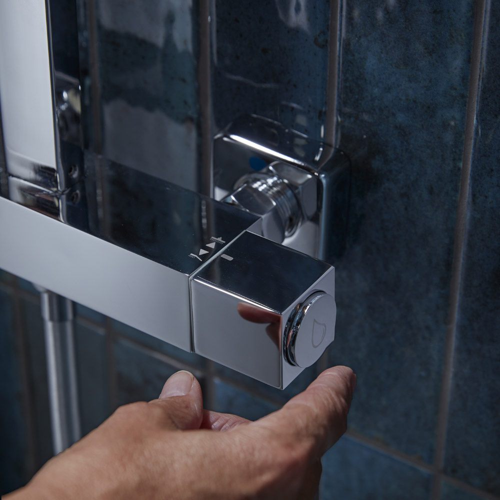 Push Button Shower Systems Spirit Push Button Dual Function Bar Shower System | R2 Bathrooms