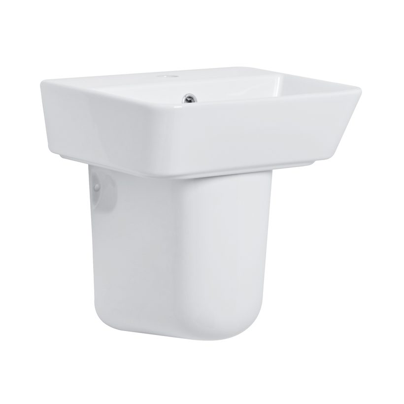 Square Semi Ped and 450 Basin SN420 SB SNSMP Square Semi Ped and 450 Basin SN420 SB SNSMP