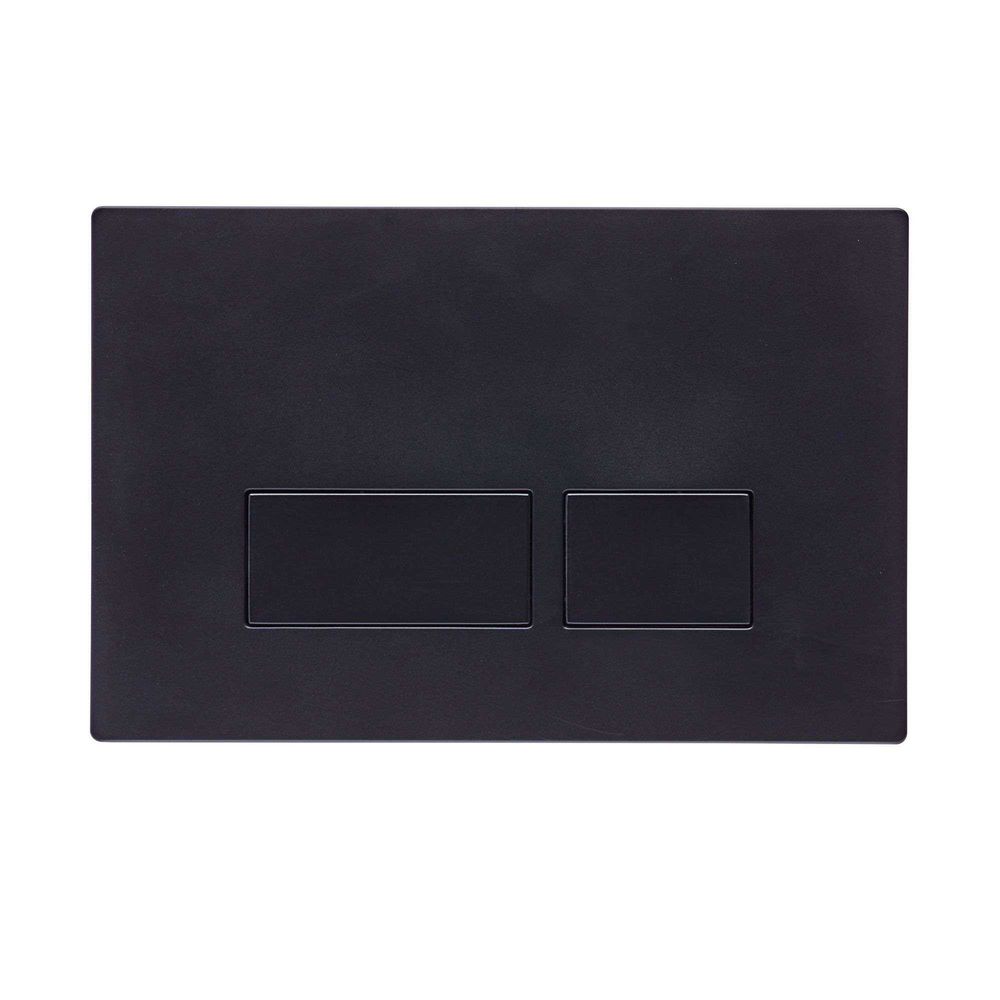 Square flush plate black TR9020 jpg slide image