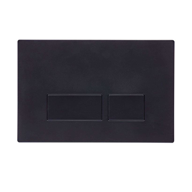 Square flush plate black TR9020 jpg
