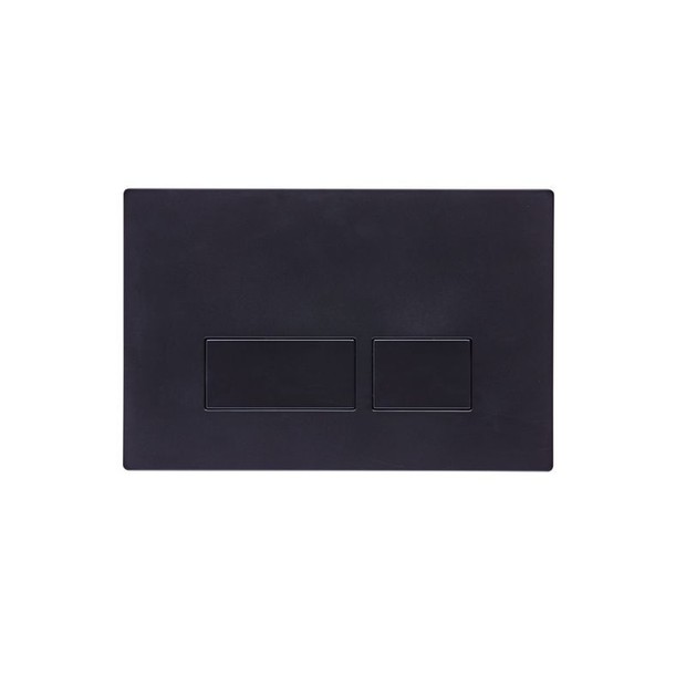Square flush plate black TR9020