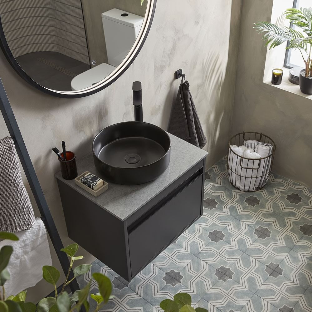 Status 600 WM Matt Anthracite Top Down Lifestyle slide image Status 600 WM Matt Anthracite Top Down Lifestyle slide image