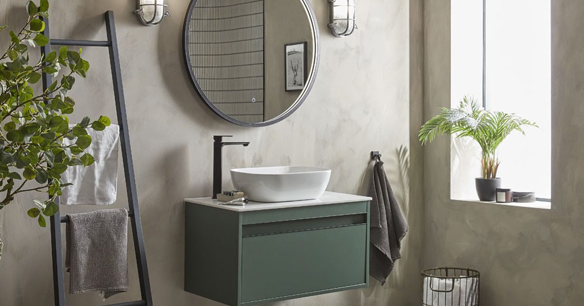 Status 800 wall mounted vanity unit- gloss white | R2 Bathrooms