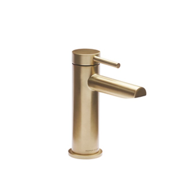 Storm Nova Basin Mixer With Click Waste Brushed Brass 1064756 Storm Nova Basin Mixer With Click Waste Brushed Brass 1064756